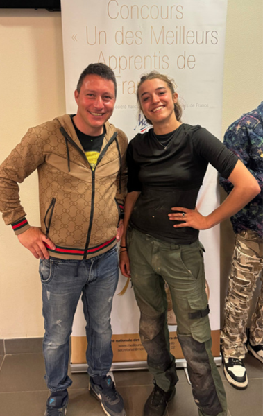 Mr Conticello et son apprentie Alyssa